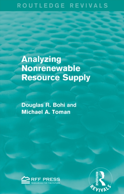 Analyzing Nonrenewable Resource Supply, EPUB eBook