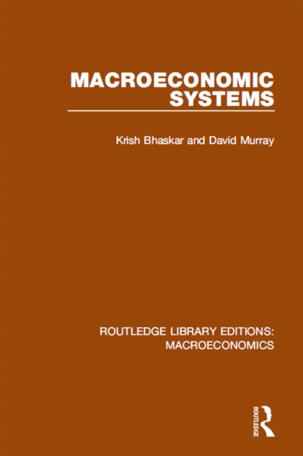 Macroeconomic Systems, EPUB eBook