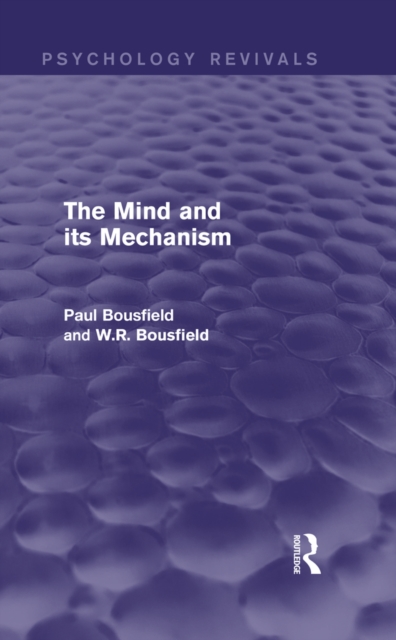 The Mind and its Mechanism, EPUB eBook