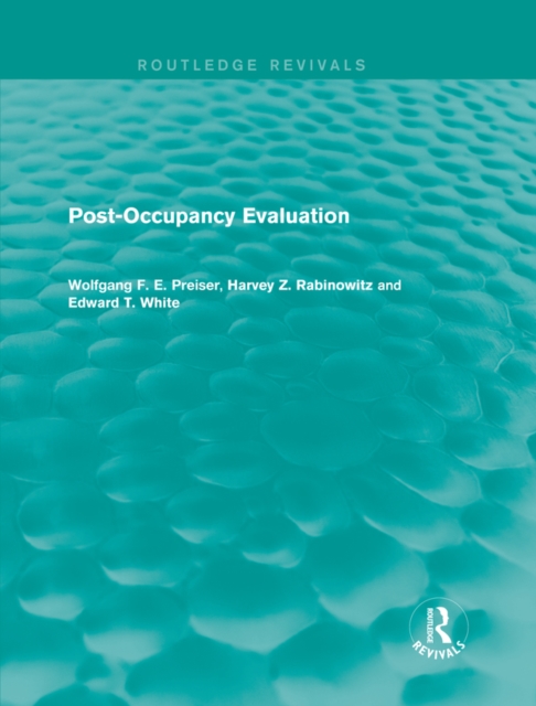 Post-Occupancy Evaluation (Routledge Revivals), EPUB eBook