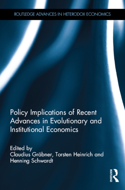 Policy Implications of Recent Advances in Evolutionary and Institutional Economics, EPUB eBook