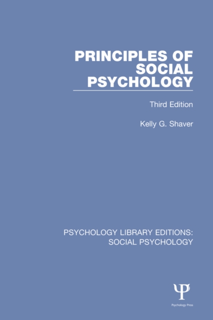 Principles of Social Psychology : Third Edition, PDF eBook