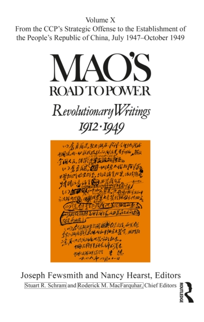 Mao's Road to Power : Revolutionary Writings: Volume X, EPUB eBook