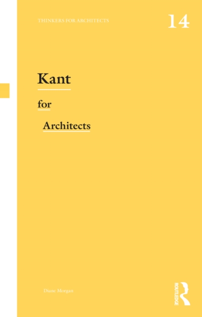 Kant for Architects, PDF eBook