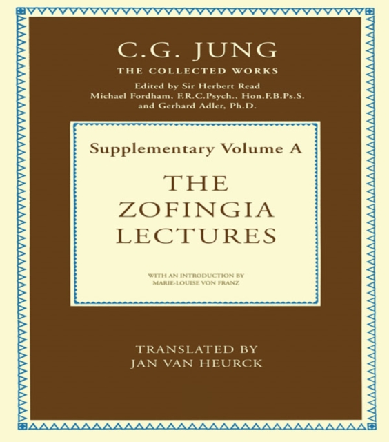 The Zofingia Lectures : Supplementary Volume A, PDF eBook