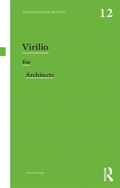 Virilio for Architects, PDF eBook