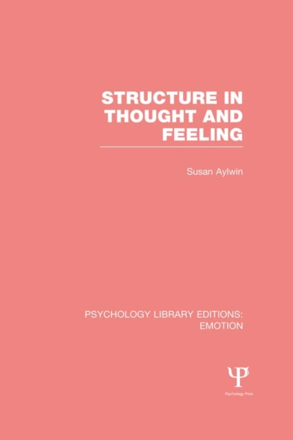 Structure in Thought and Feeling, PDF eBook