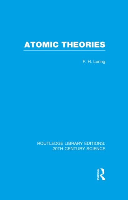 Atomic Theories, PDF eBook