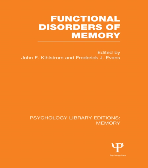 Functional Disorders of Memory (PLE: Memory), EPUB eBook