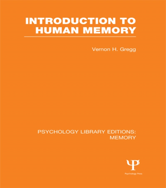 Introduction to Human Memory (PLE: Memory), EPUB eBook