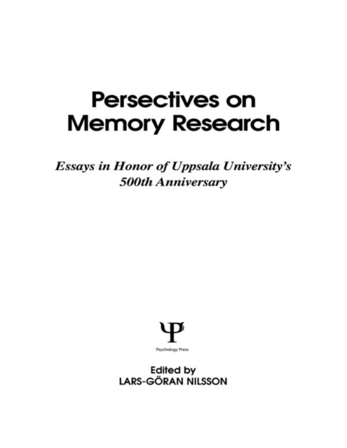 Perspectives on Memory Research : Essays in Honor of Uppsala University's 500th Anniversary, EPUB eBook
