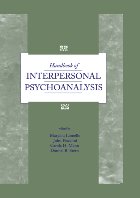 Handbook of Interpersonal Psychoanalysis, EPUB eBook