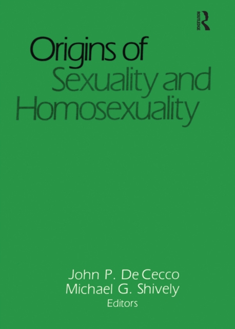Origins of Sexuality and Homosexuality, PDF eBook