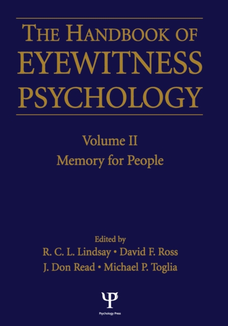 Handbook Of Eyewitness Psychology 2 Volume Set, EPUB eBook