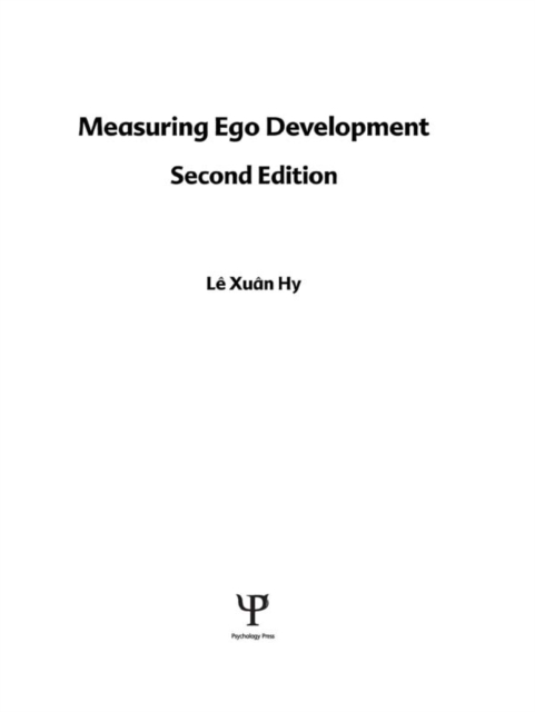 Measuring Ego Development, EPUB eBook