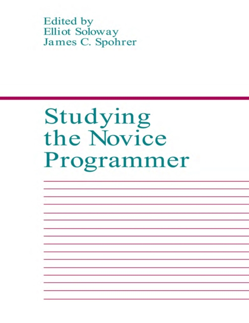 Studying the Novice Programmer, PDF eBook