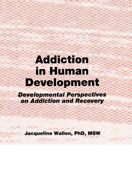 Addiction in Human Development : Developmental Perspectives on Addiction and Recovery, PDF eBook