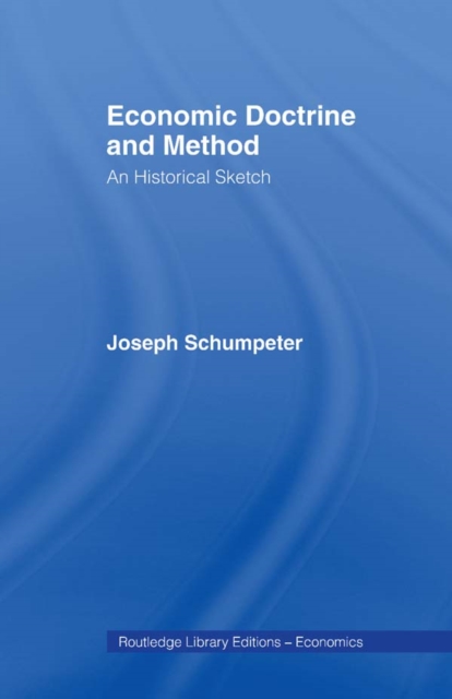 Economic Doctrine and Method, EPUB eBook