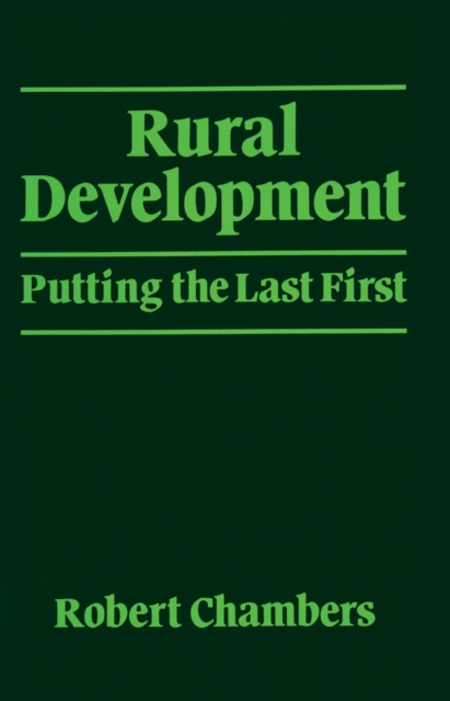 Rural Development : Putting the last first, PDF eBook