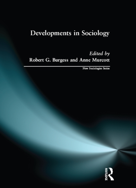 Developments in Sociology, PDF eBook