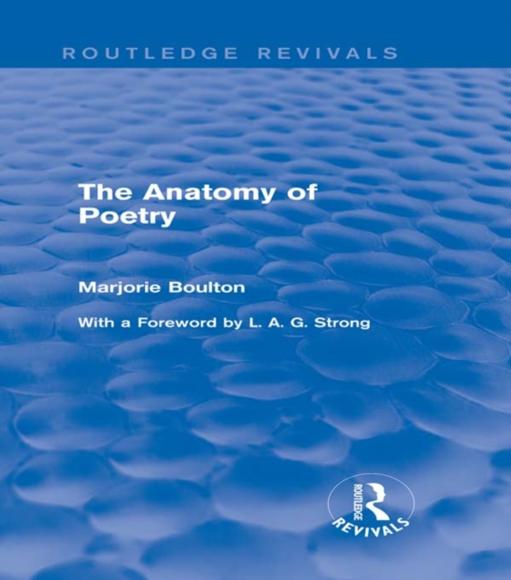 The Anatomy of Poetry (Routledge Revivals), EPUB eBook