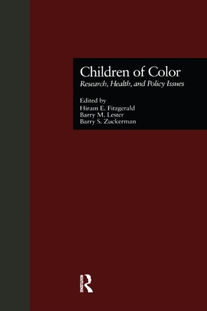 Children of Color : Research, Health, and Policy Issues, EPUB eBook