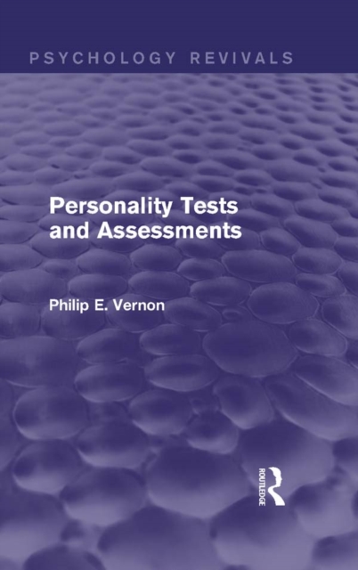 Personality Tests and Assessments (Psychology Revivals), EPUB eBook