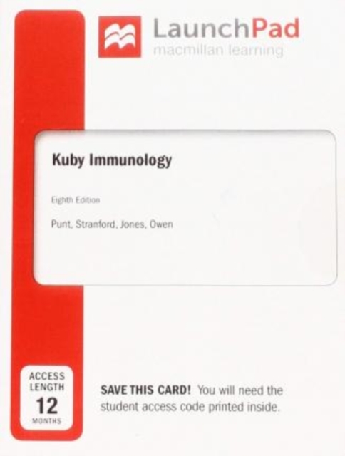 LaunchPad for Kuby Immunology (12 Month Access Card) : International Edition, Digital product license key Book