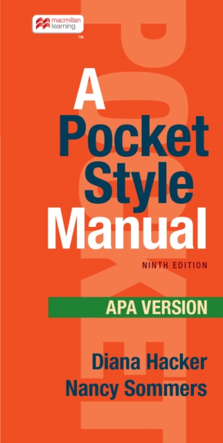Pocket Style Manual, APA Version (International Edition), EPUB eBook