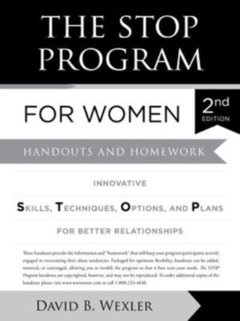 The STOP Program for Women : Handouts and Homework, Loose-leaf Book