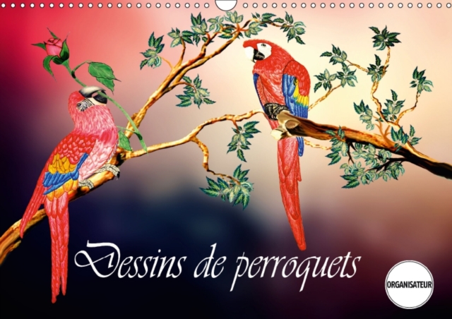 Dessins de Perroquets 2017 : Perroquets, Comme Ils Sont et Comme Ils Pourraient Etre, au Plumage Bigarre, Calendar Book