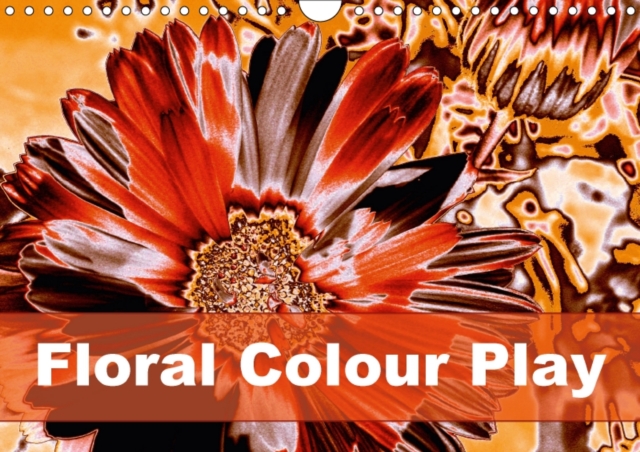Floral Colour Play 2017 : Abstract Flowers in Intensive Colours, Calendar Book