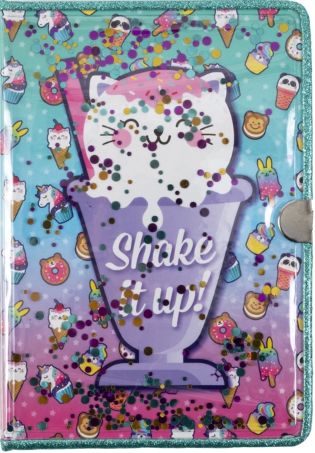 Shake It Up! Shaker Confetti Diary, Hardback Book