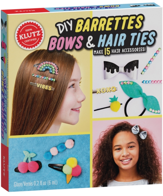 DIY Barrettes, Bows and Hair Ties, Mixed media product Book