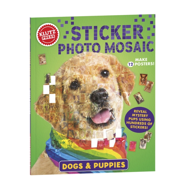 Sticker Photo Mosaic: Dogs & Puppies, Multiple-component retail product, part(s) enclose Book