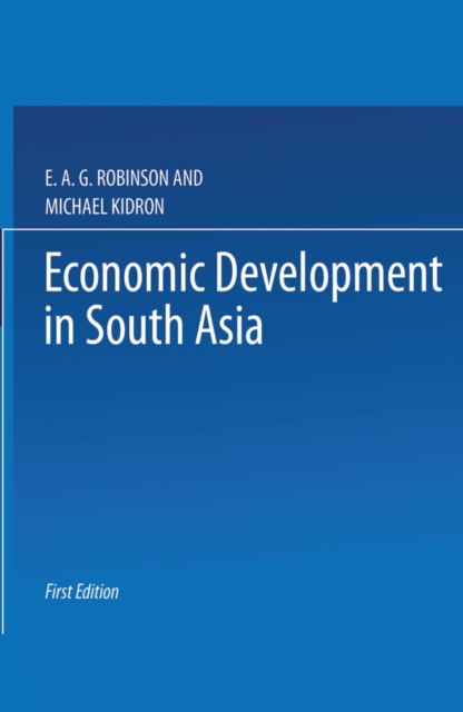 Economic Development in South Asia, PDF eBook