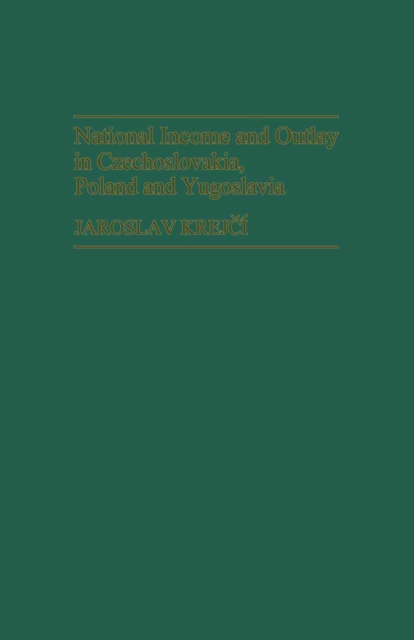 National Income in Czechoslavakia, Poland and Yugoslavia, PDF eBook