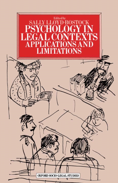 Psychology in Legal Contexts : Applications and Limitations, PDF eBook