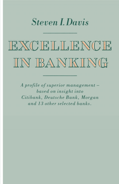 Excellence in Banking, PDF eBook