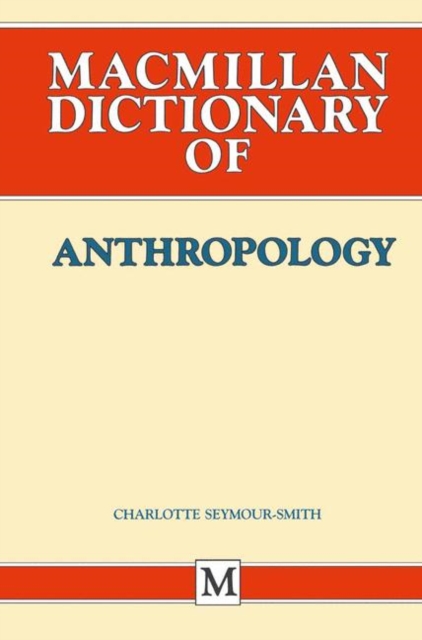Palgrave Dictionary of Anthropology, PDF eBook