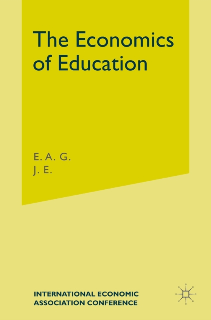 The Economics of Education, PDF eBook