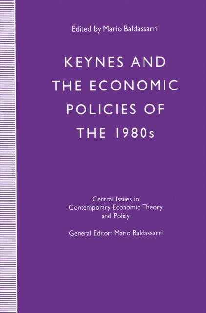 Keynes and the Economic Policies of the 1980's, PDF eBook