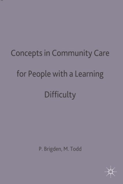 Concepts in community care for people with a learning difficulty, PDF eBook