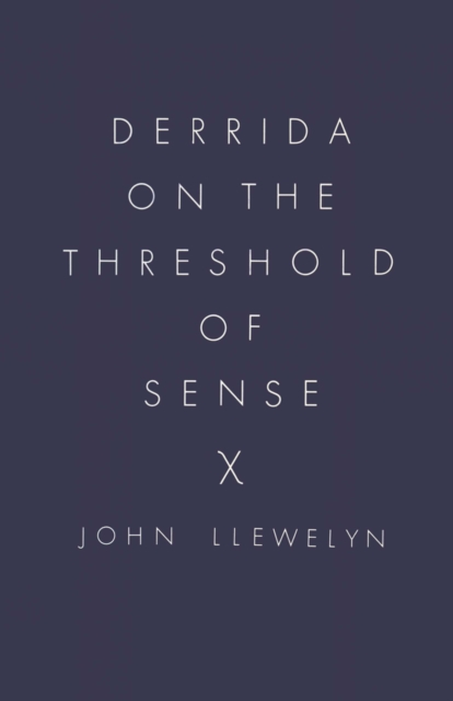 Derrida on the Threshold of Sense, PDF eBook