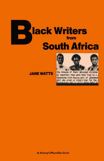 Black Writers From South Africa : Towards A Discourse Of Liberation, PDF eBook
