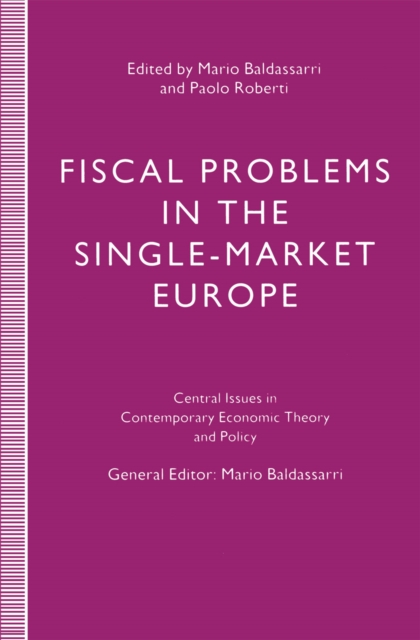 Fiscal Problems in the Single-Market Europe, PDF eBook