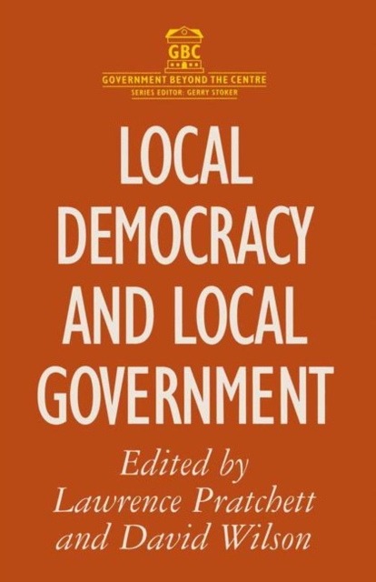 Local Democracy and Local Government, PDF eBook