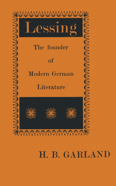 Lessing, the Founder of Modern German Literature, PDF eBook
