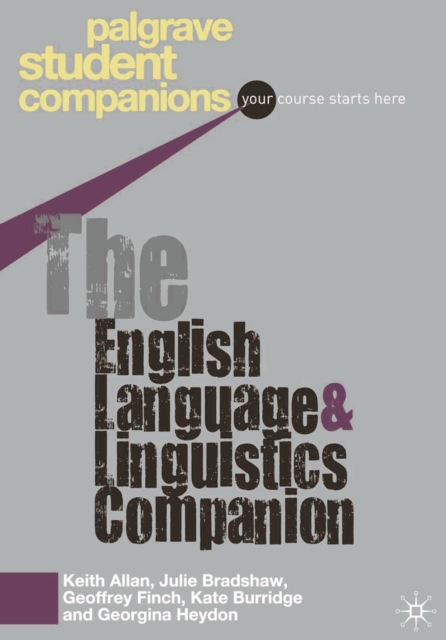 The English Language and Linguistics Companion, PDF eBook
