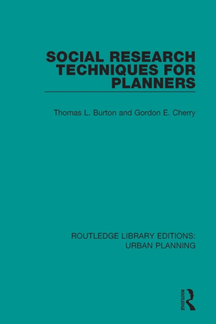 Social Research Techniques for Planners, PDF eBook